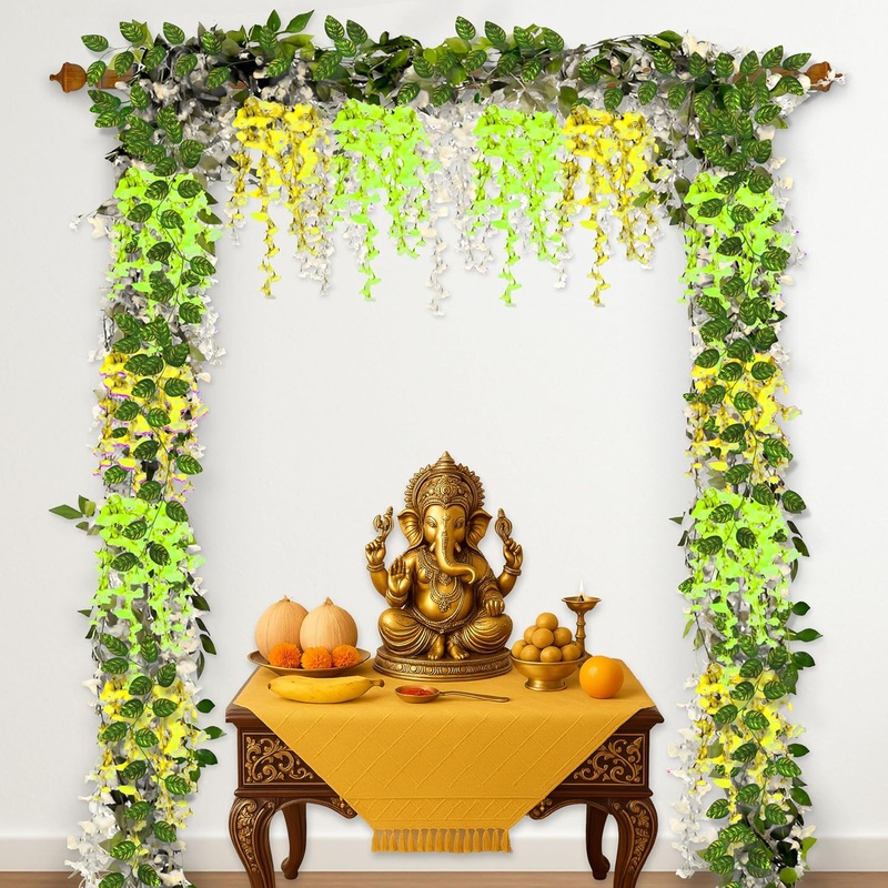 Floral Bliss Ganpati Decor