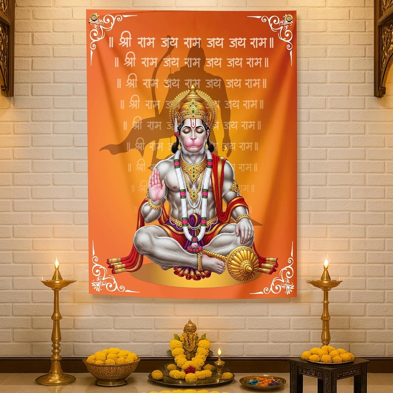 Hanuman Backdrop Decor