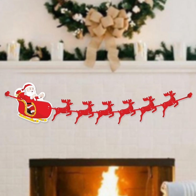 Reindeer Paper Banner