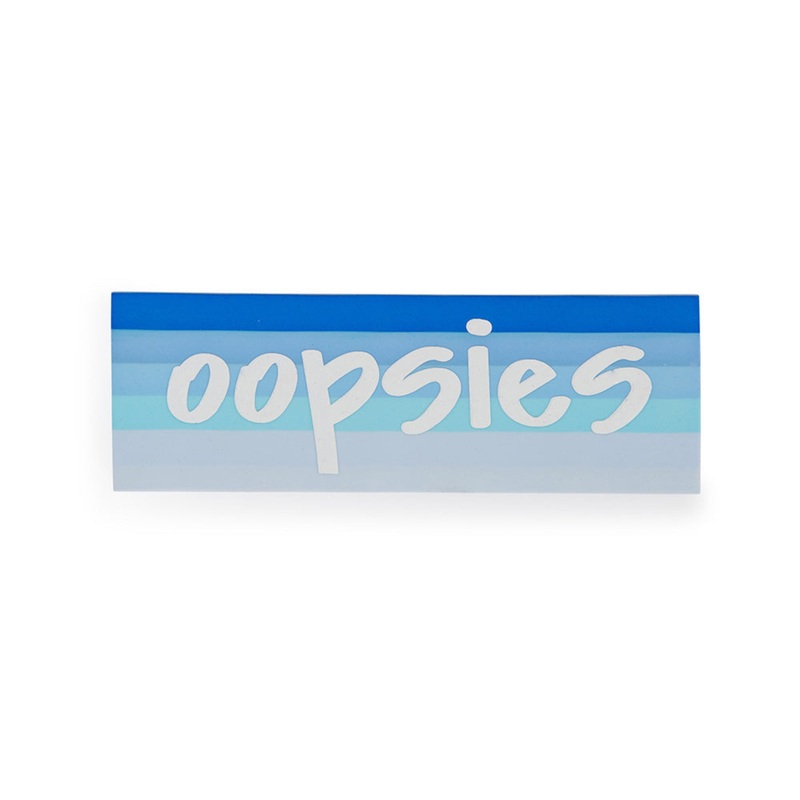 Blue Oopsies Eraser