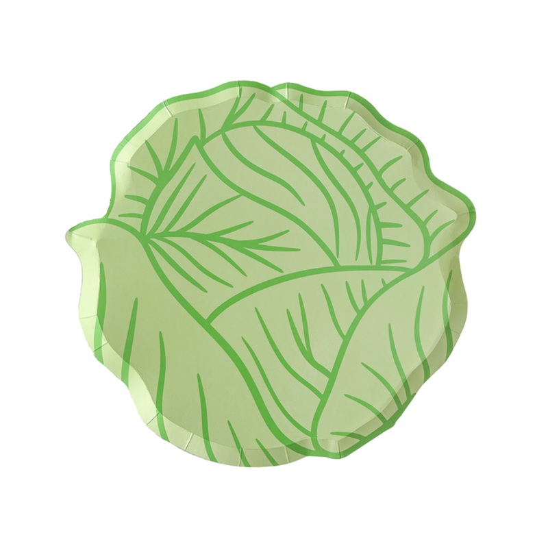 Bunnies In The Garden Cabbage Large Plates