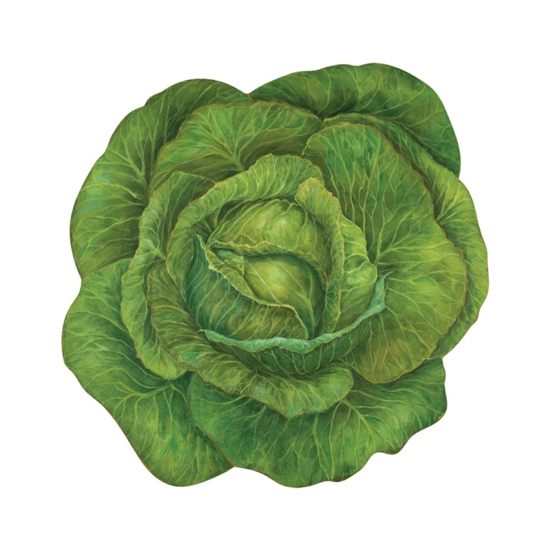 Die-Cut Cabbage Placemats