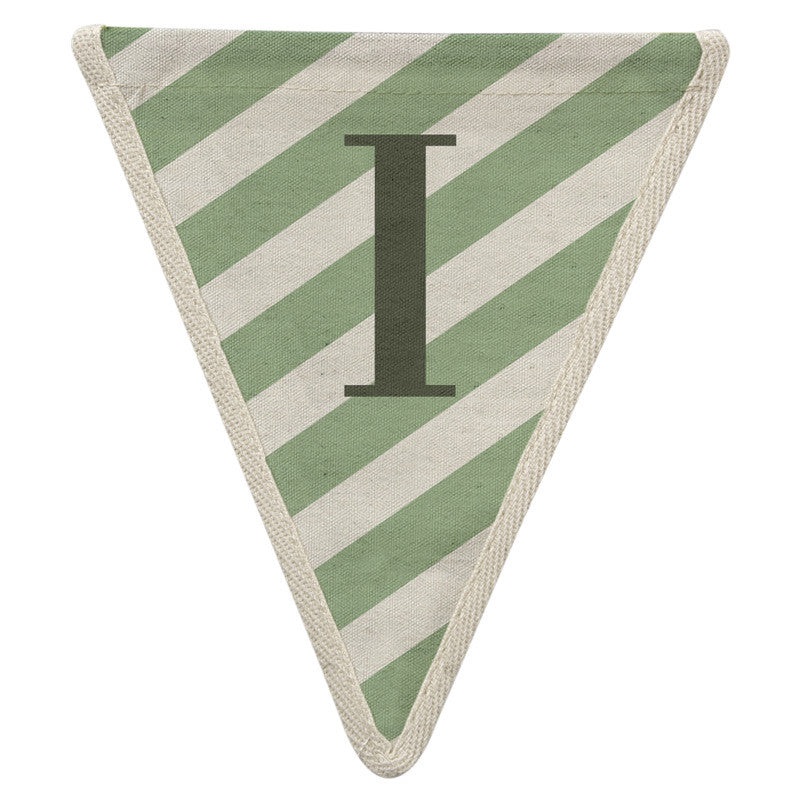 Fabric Bunting Letter I