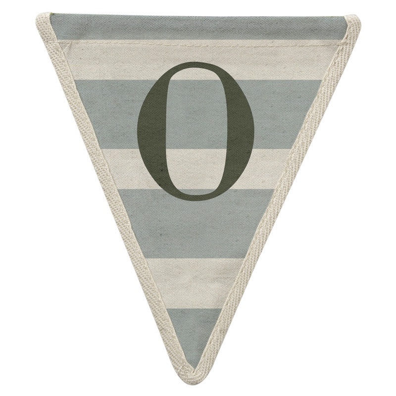 Fabric Bunting Letter O