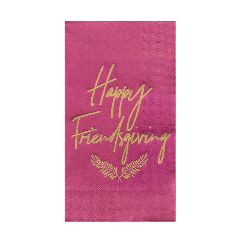 "Happy Friendsgiving" Guest Napkins