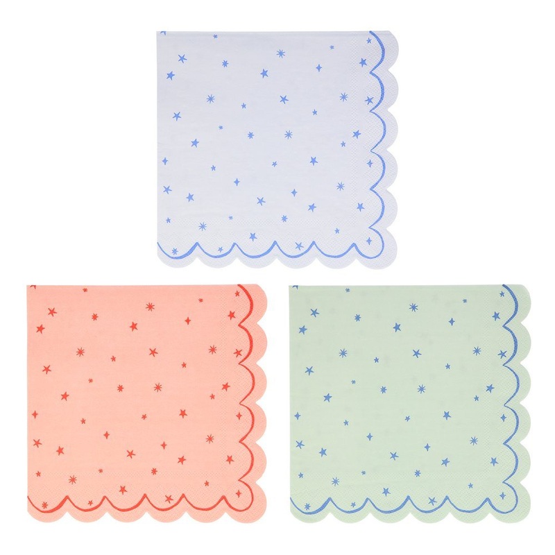 Meri Meri Star Pattern Large Napkins