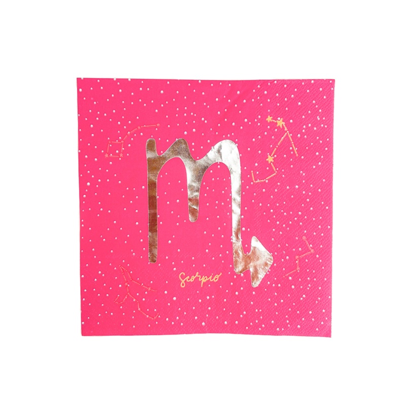 Zodiac Scorpio Large Napkins