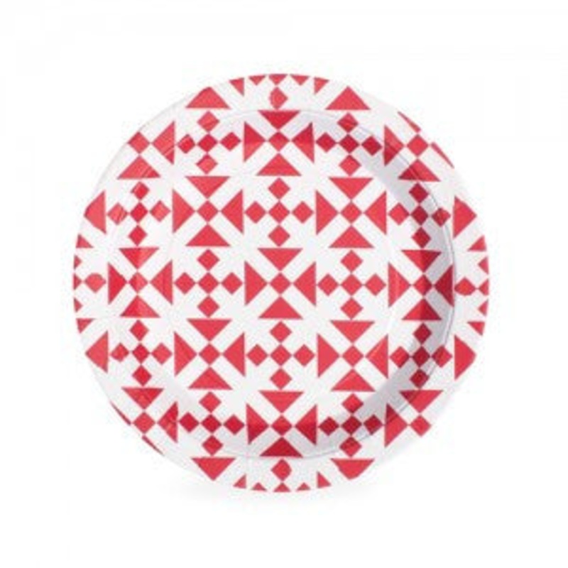 Aztec Red Plates