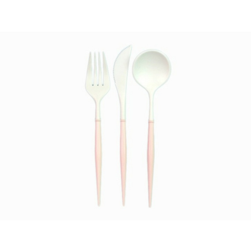 Blush & White Cutlery