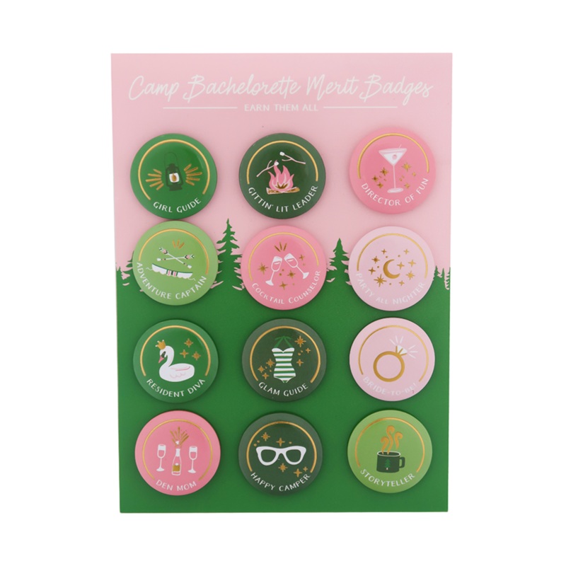 Camp Bachelorette Merit Badges