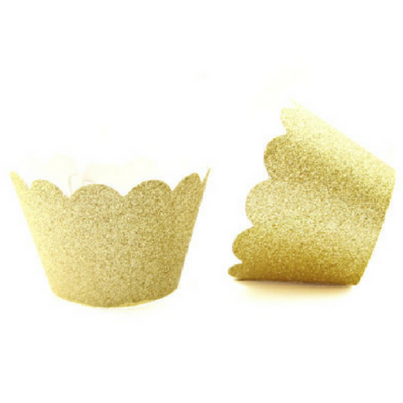 Gold Glitter Baking Wrap