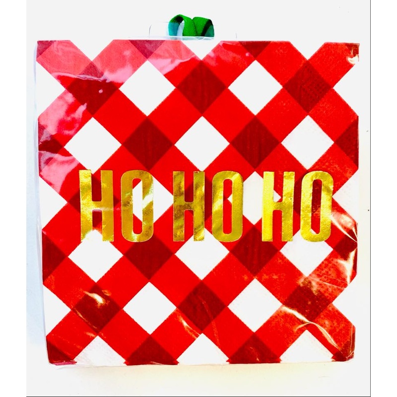 "Ho Ho Ho" Cocktail Napkins
