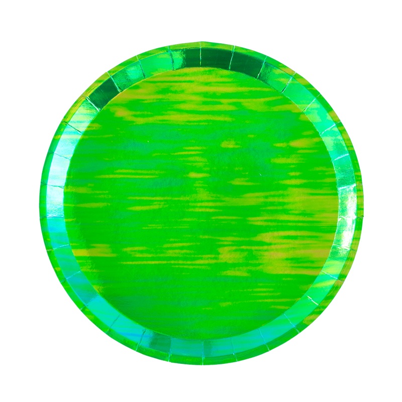 Posh Emerald City Round Dinner Plates