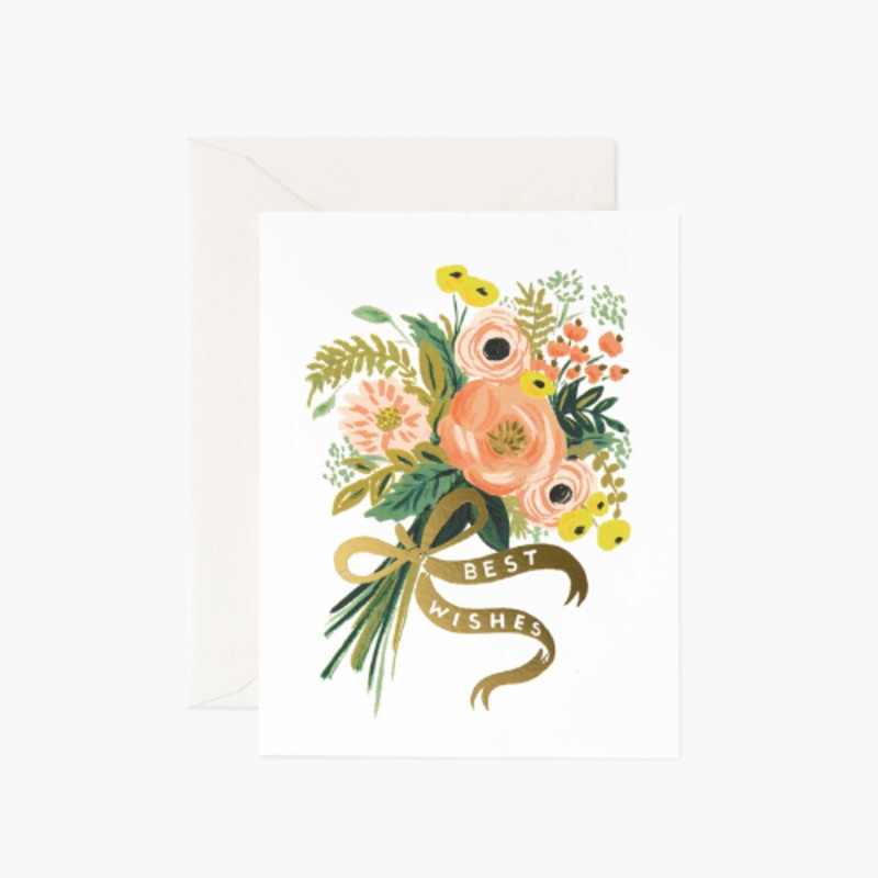 "Best Wishes" Greeting Card