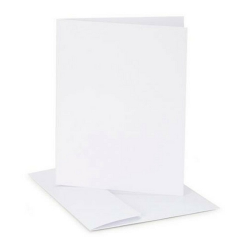 Blank White Cards and Envelopes