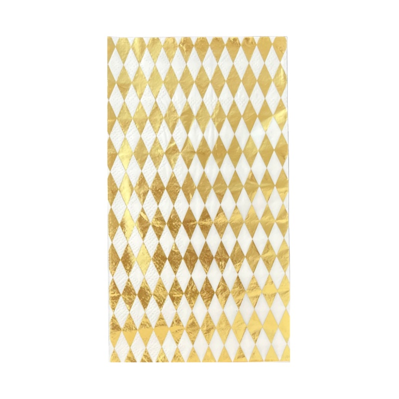 Check It! Gold Clash Guest Napkins
