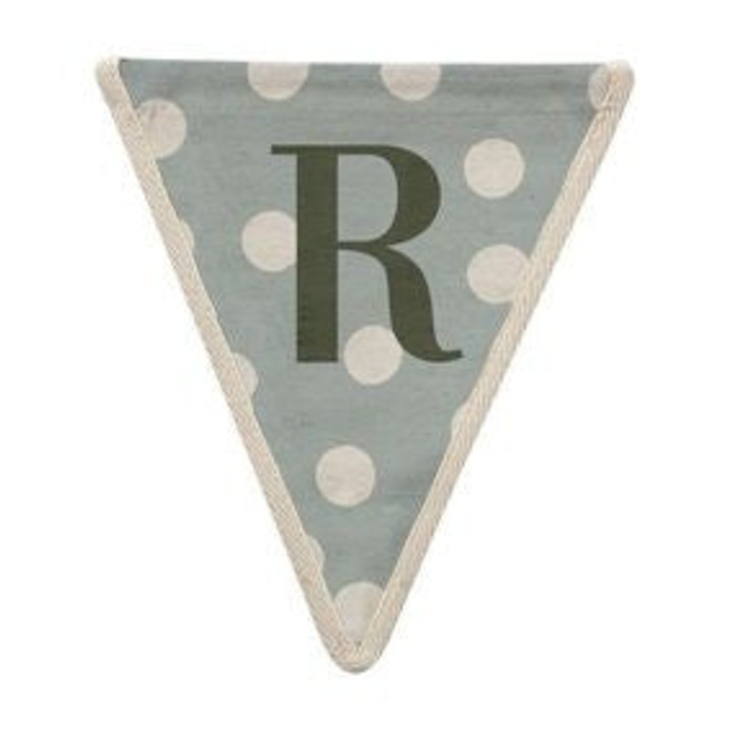 Fabric Bunting Letter R