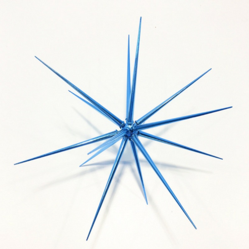 Blue Hanging Starburst Decoration