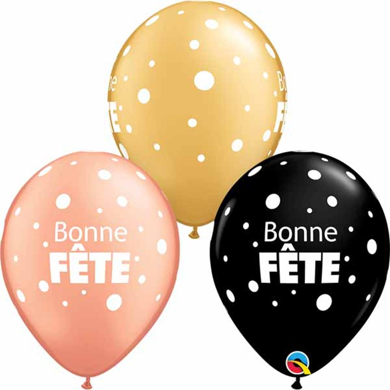 Bonne Fete Polka Dot Pea Figures - 11" Asst.