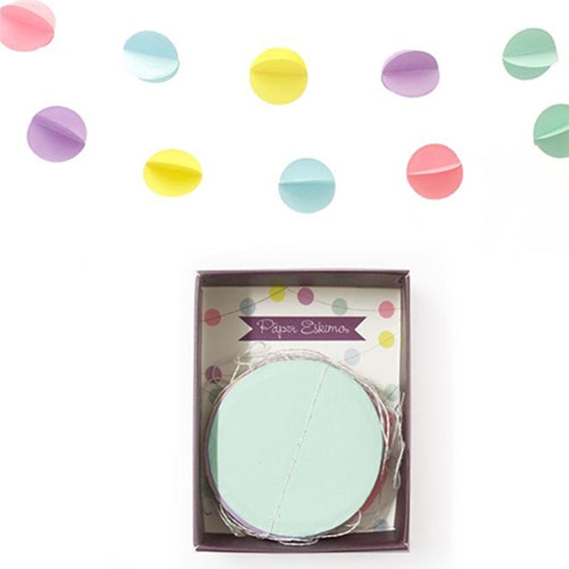 Confetti Pastel Rainbow Garland