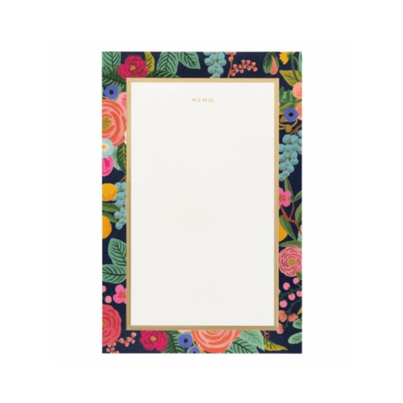 Floral Patterned Memo Pad