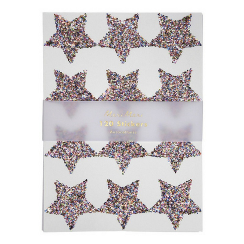 Glitter Star Stickers