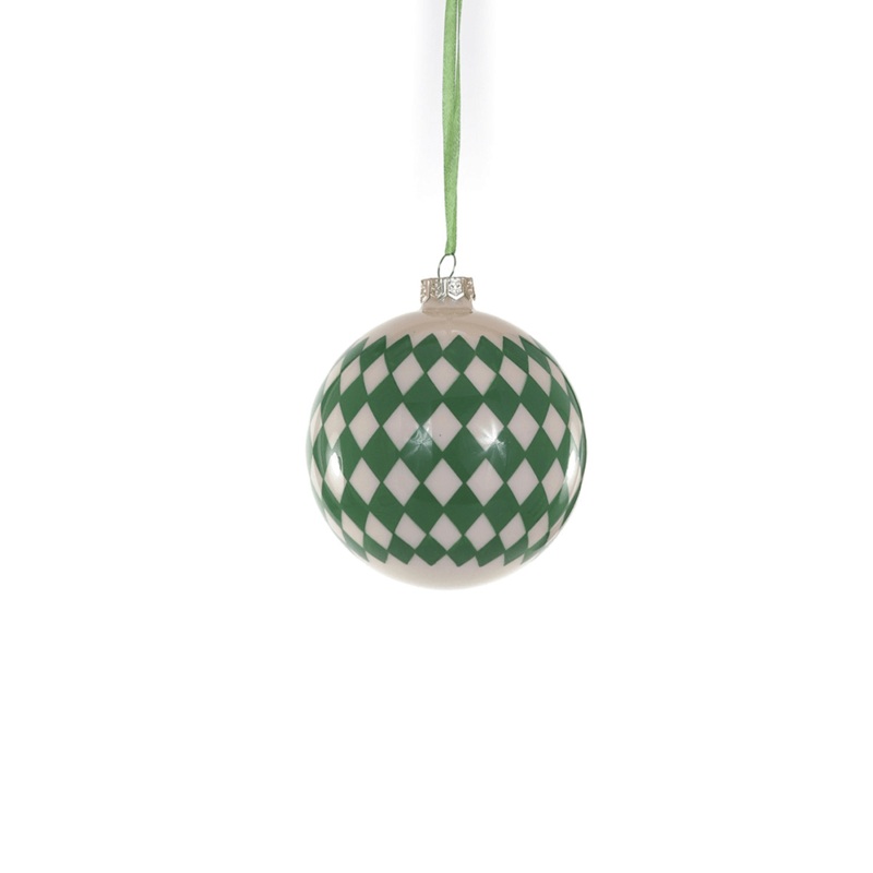Harlequin Bauble - Green