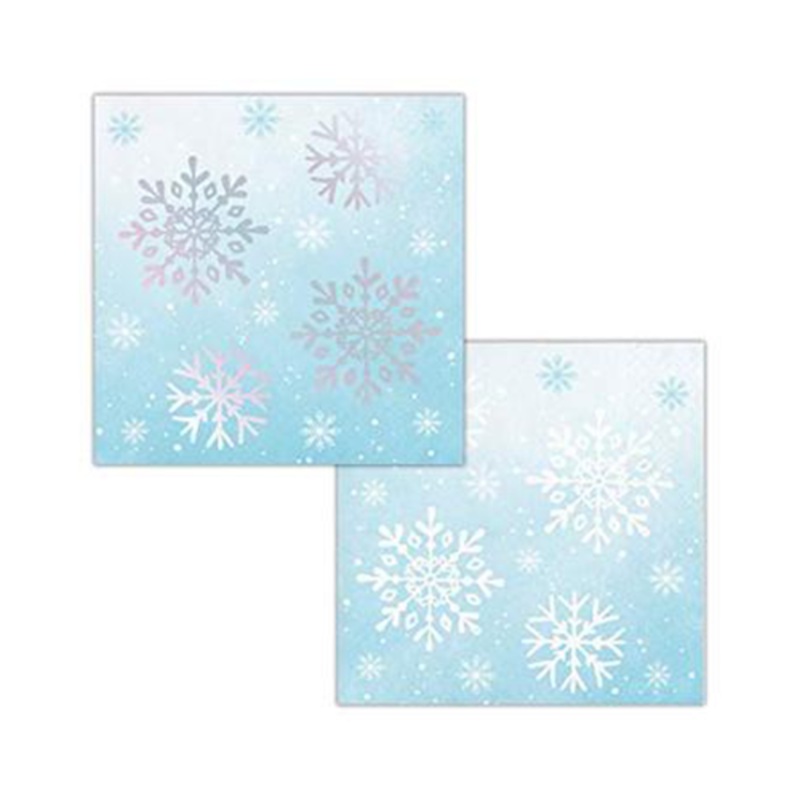 Snowflake Cocktail Napkins