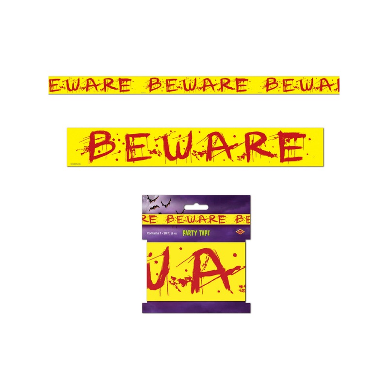 Spooky Halloween Party Tape - 3" x 20'