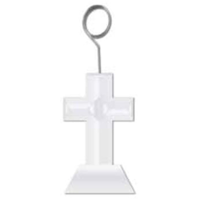 Cross Photo/Balloon Holder 6Oz