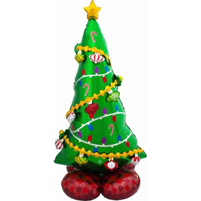 Giant 59" Green Christmas Tree AirLoonz Foil Balloons (1/Pk)