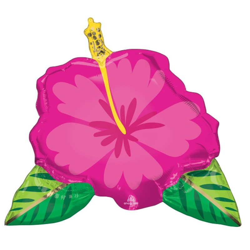 27" Tropical Hibiscus Balloon (3/Pk)