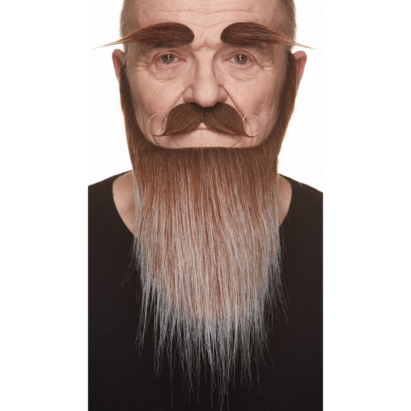 Beard, Mustache And Eyebrow - Blonde & White