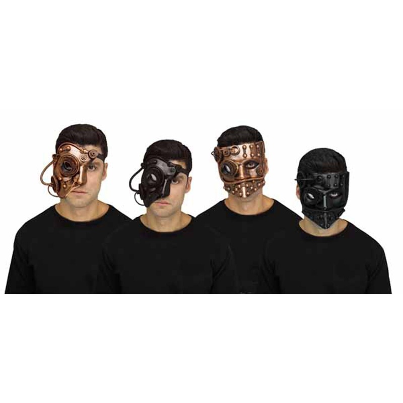 Cyborg Copper Half-Mask