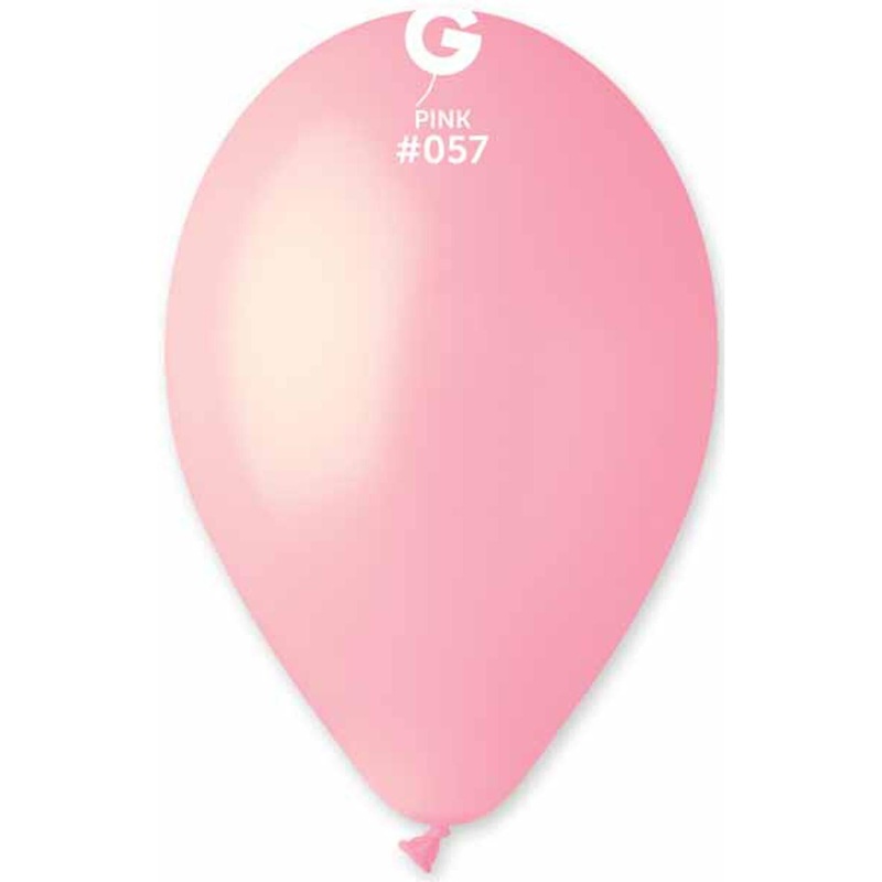 Gemar 12" Pink Latex Balloons (50/Bag) #057