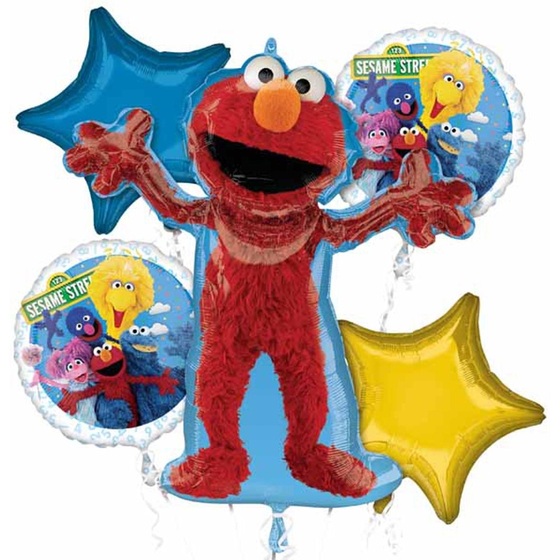 Sesame Street Foil Balloon Bouquet (1/Pk)