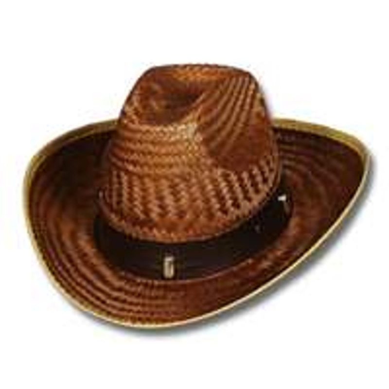 "Stylish Deluxe Straw Western Hat"