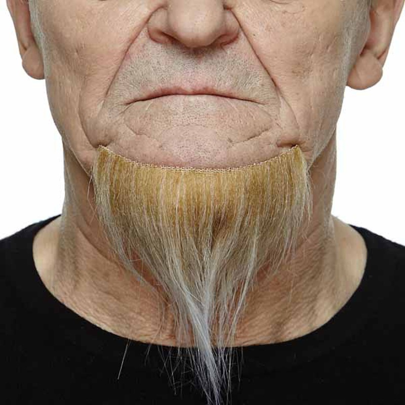 "Beard Clip-On Design  Blonde/White (12 Cm X 10.5 Cm)"