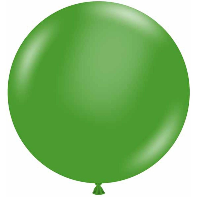 24" Tuftex Green Latex Balloons (25/Pk)