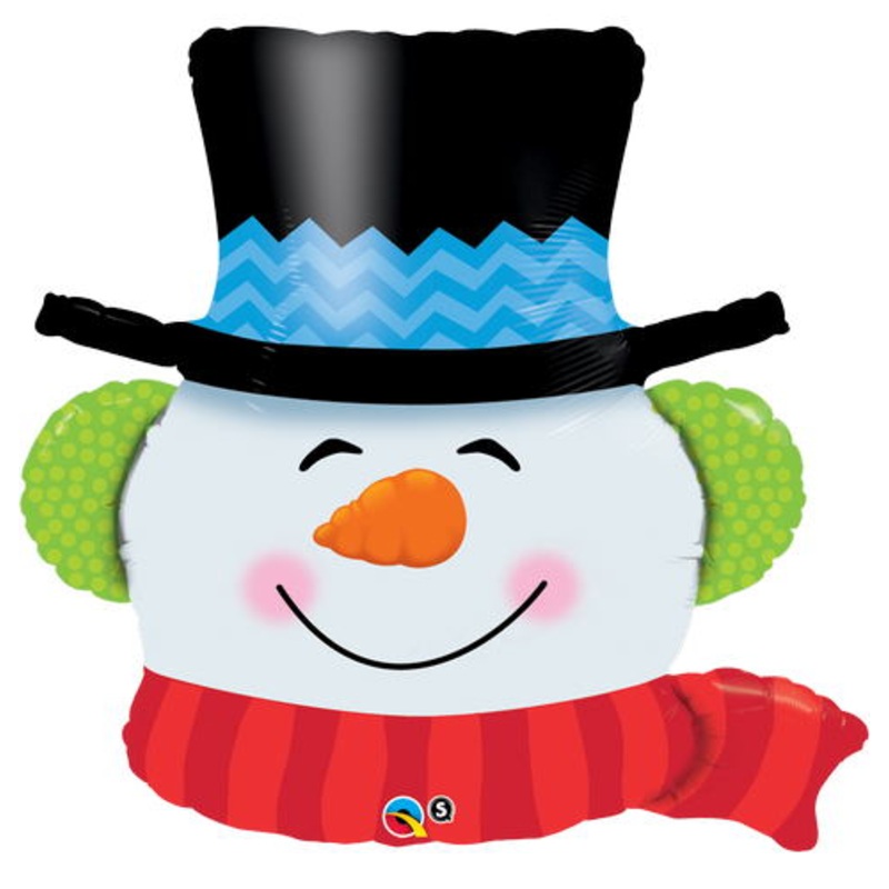 36" Smiling Snowman Balloon (3/Pk)