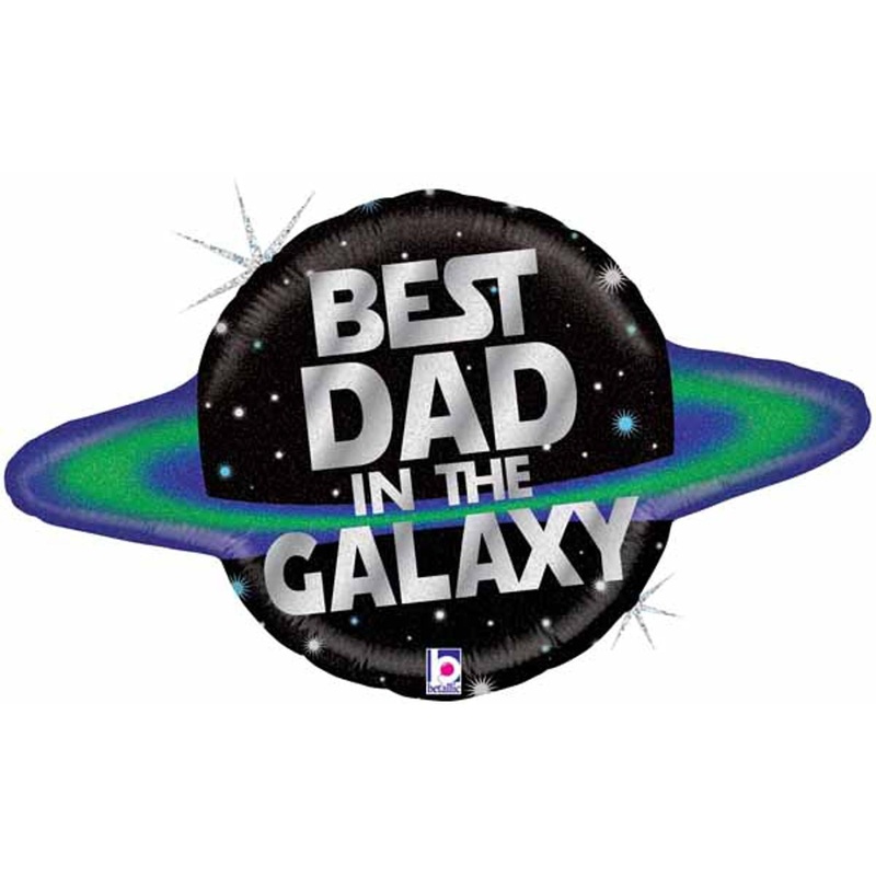 Best Dad in the Galaxy 31 Balloon (3/Pk)