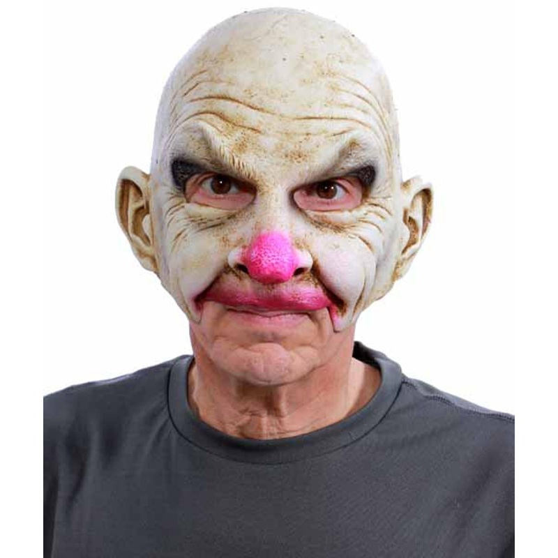 Uv White Glow Creepy Clown For Halloween Or Haunted House