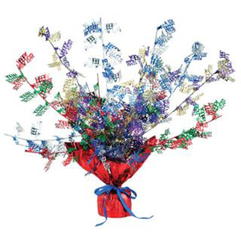 Balloon Gleam 'N Burst Centerpiece Vibrant 18" (3/Pk)