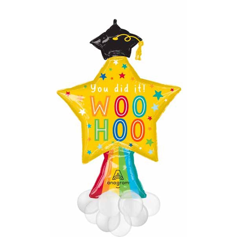 Bouquet Graduation Fun Foil Balloon (1/Pk)
