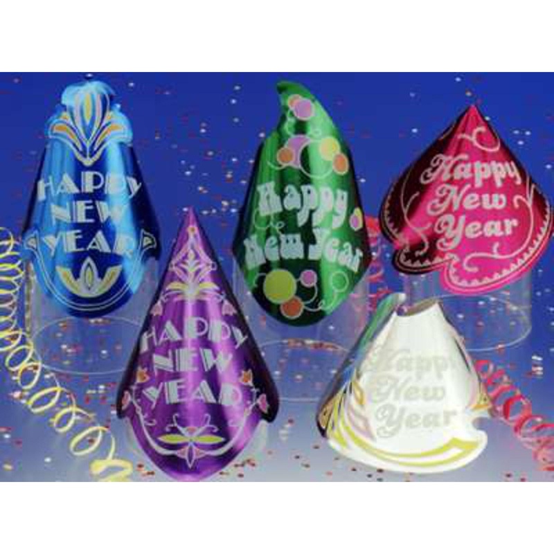 Champagne Hat Assortment 50/box (1/Pk)