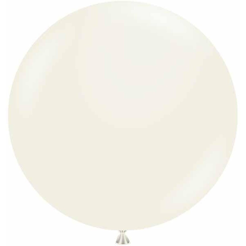 Elegant Tuftex Lace Round Latex Balloons  24" (25/Pk)
