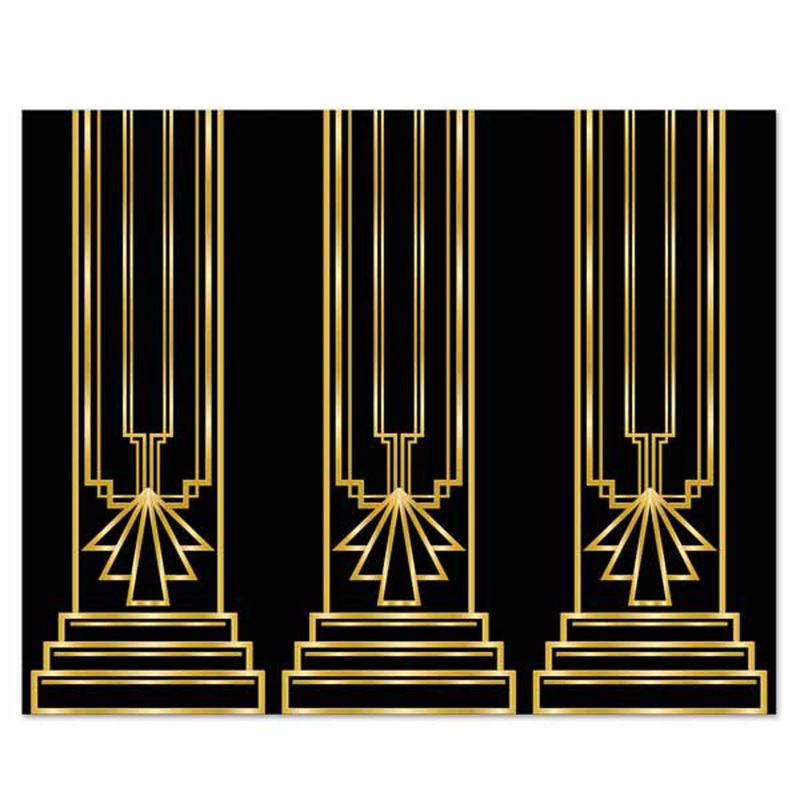 "Roaring Twenties Backdrop For Immersive Party Setting"