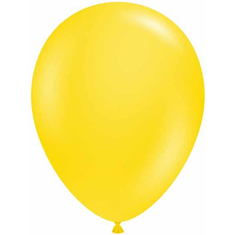 Tuftex 17" Yellow Balloons (50/Pk)