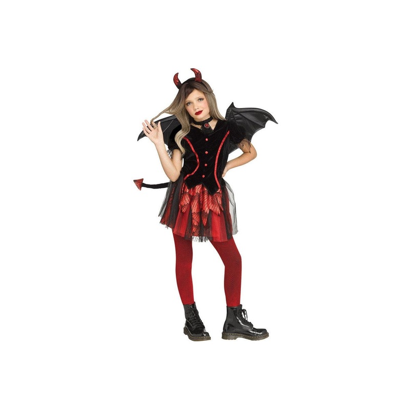 Winged Devil Girls Costume Small 4/6 (1/Pk)