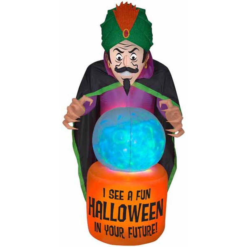 6Ft Projection Airblown Fortune Teller - Perfect For Halloween